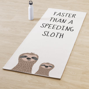 Sloth Sloths Funny Yoga Mats