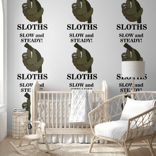 Sloth Sloths Slow And Steady Funny Sloth Wallpaper