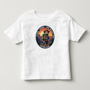 Sloth Slow Down and Enjoy the Adventure Toddler T-Shirt