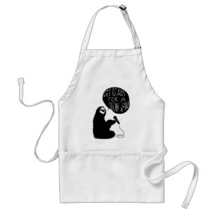 Sloth Slow Jam Standard Apron