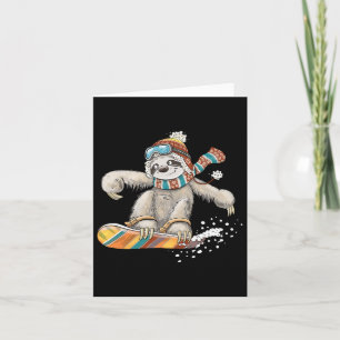 Sloth Slowboard Card