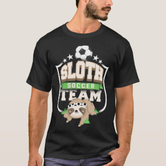 Sloth Soccer heartbeat  T-Shirt