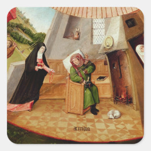 Sloth Square Sticker