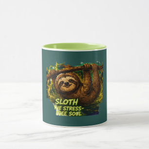 Sloth Stress Free Soul Mug