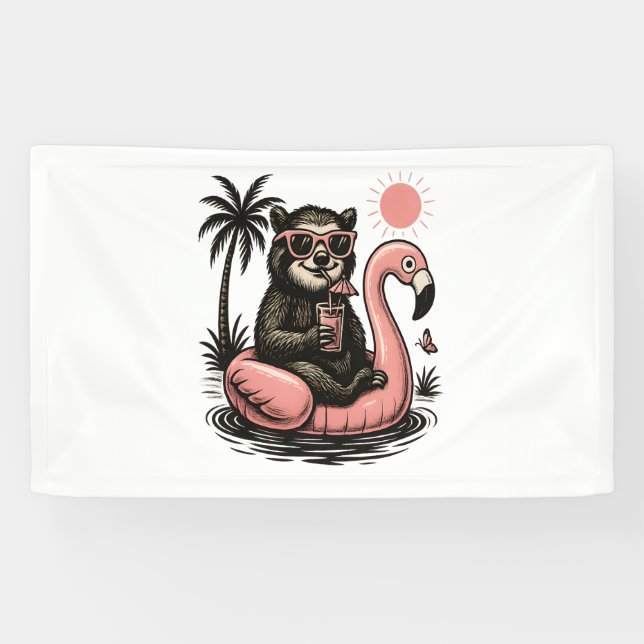 Sloth Summer Vibes Banner (Horizontal)