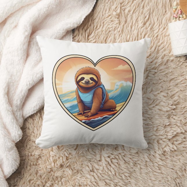 Sloth Surfing Cushion (Blanket)