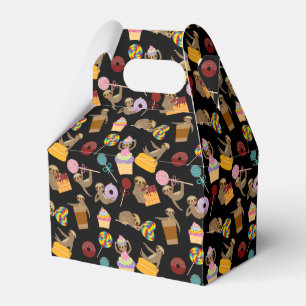 Sloth Sweet Treats Pattern Favour Box