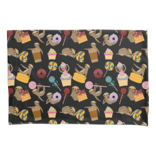 Sloth Sweet Treats Pattern Pillowcase