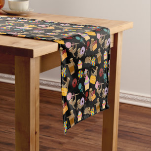 Sloth Sweet Treats Pattern Short Table Runner
