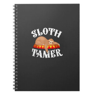 Sloth Tamer Circus Carnival Costume Lazy Sloths T- Notebook