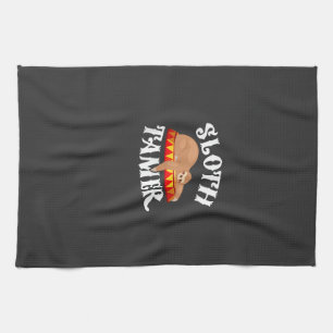 Sloth Tamer Circus Carnival Costume Lazy Sloths T- Tea Towel