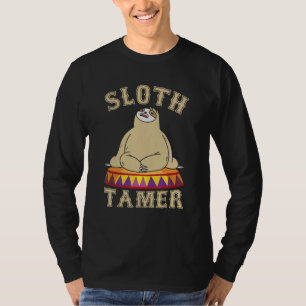Sloth Tamer Circus Ringmaster Carnival T-Shirt