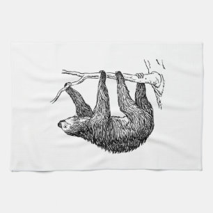 Sloth Tea Towel