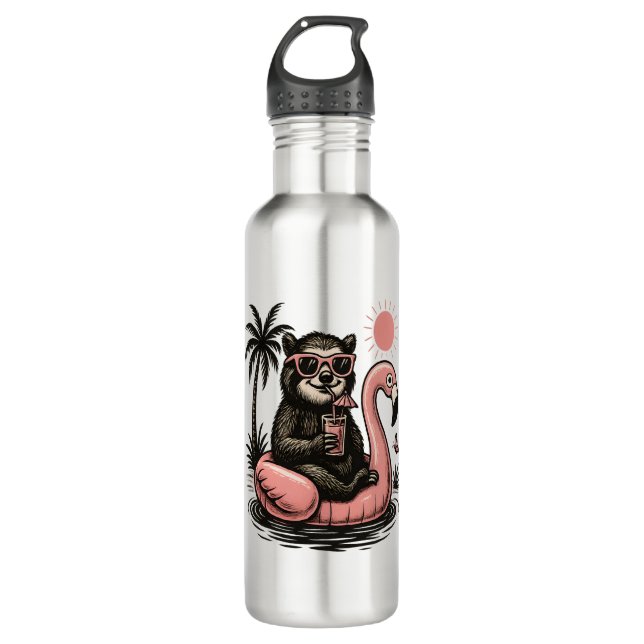 Sloth Team Sloth Hiking Camping 710 Ml Water Bottle (Front)