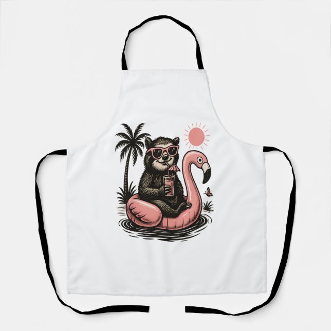Sloth Team Sloth Hiking Camping Apron (Front)