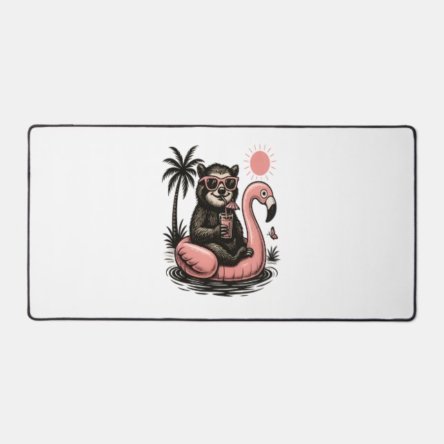 Sloth Team Sloth Hiking Camping Desk Mat (Front)