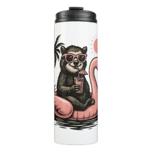 Sloth Team Sloth Hiking Camping Thermal Tumbler
