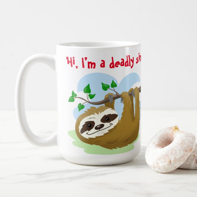 Sloth: The Cutest Deadly Sin Coffee Mug (With Donut)