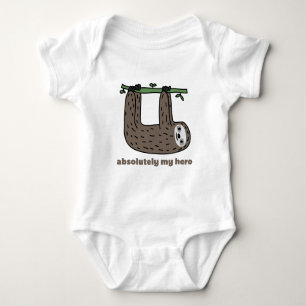 Sloth the Hero Baby Bodysuit