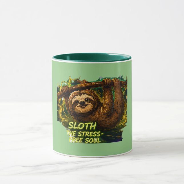 Sloth the Stress, Free Soul Mug (Center)