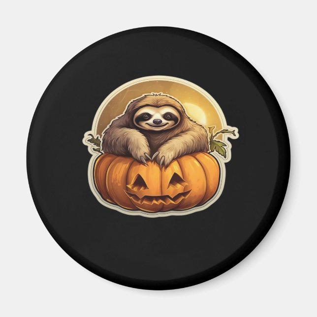 Sloth themed halloween Classic T-Shirt_1 Magnet (Front)