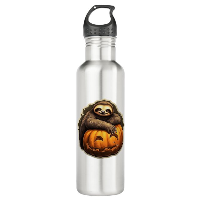 Sloth themed halloween Classic T-Shirt 710 Ml Water Bottle (Front)