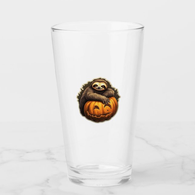 Sloth themed halloween Classic T-Shirt Glass (Front)