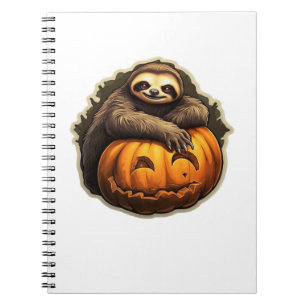 Sloth themed halloween Classic T-Shirt Notebook