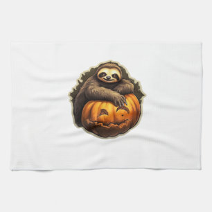 Sloth themed halloween Classic T-Shirt Tea Towel