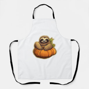 Sloth themed halloween Oversized T-Shirt_1 Apron