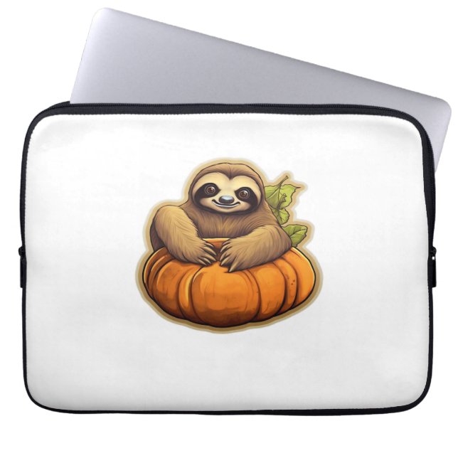 Sloth themed halloween Oversized T-Shirt_1 Laptop Sleeve (Front)