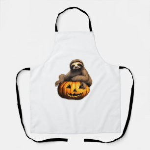 Sloth themed halloween Oversized T-Shirt Apron