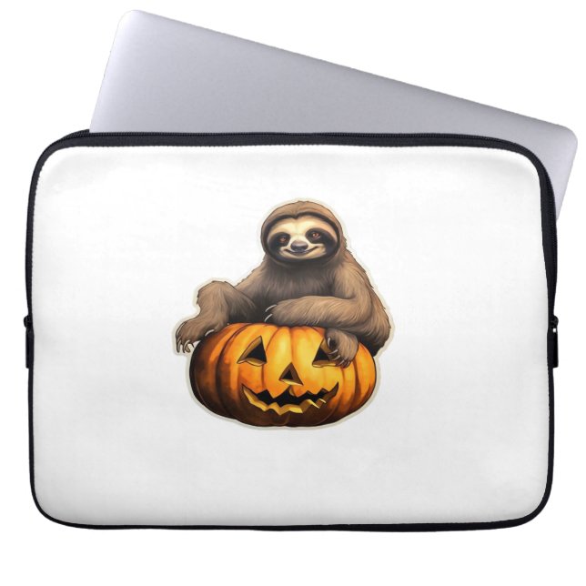 Sloth themed halloween Oversized T-Shirt Laptop Sleeve (Front)