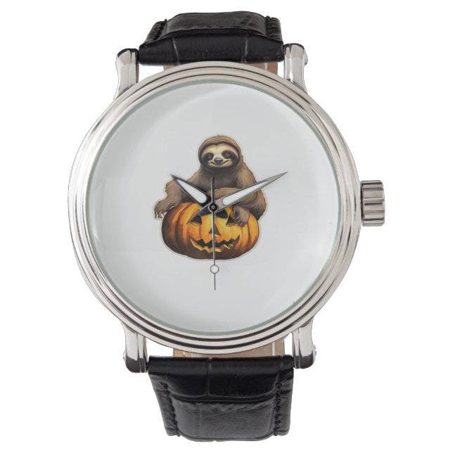 Sloth themed halloween Oversized T-Shirt Watch (Front)