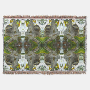 Sloth Throw Blanket