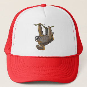 sloth trucker hat