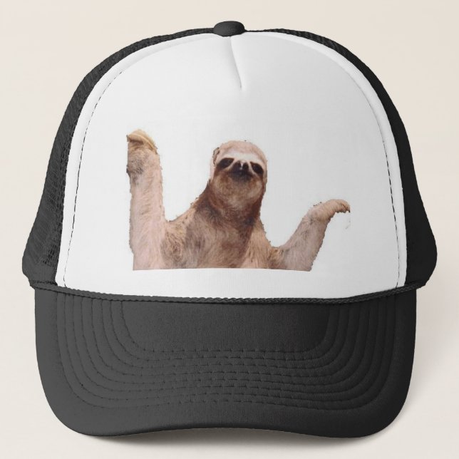 sloth trucker hat (Front)