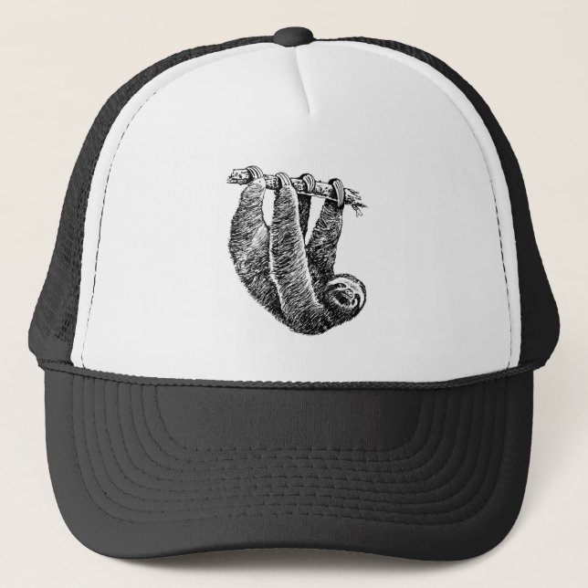 Sloth Trucker Hat (Front)