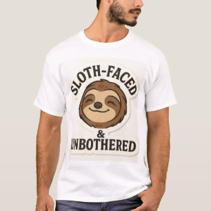 SLOTH TSHIRT UNBOTHERED 