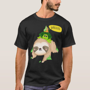 Sloth Turtle Snail Funny Slow Lazy Animal Lover Gi T-Shirt