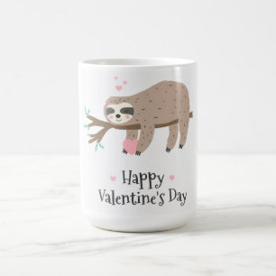 Sloth Valentine`s  Day Mug