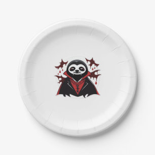 Sloth vampire Classic T-Shirt_1 Paper Plate