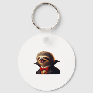 Sloth Vampire Classic T-Shirt Key Ring