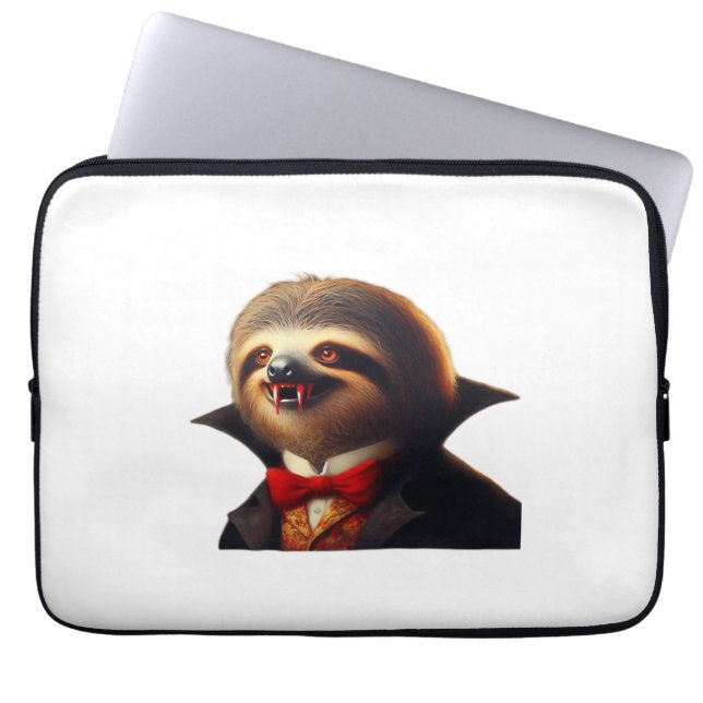 Sloth Vampire Classic T-Shirt Laptop Sleeve (Front)