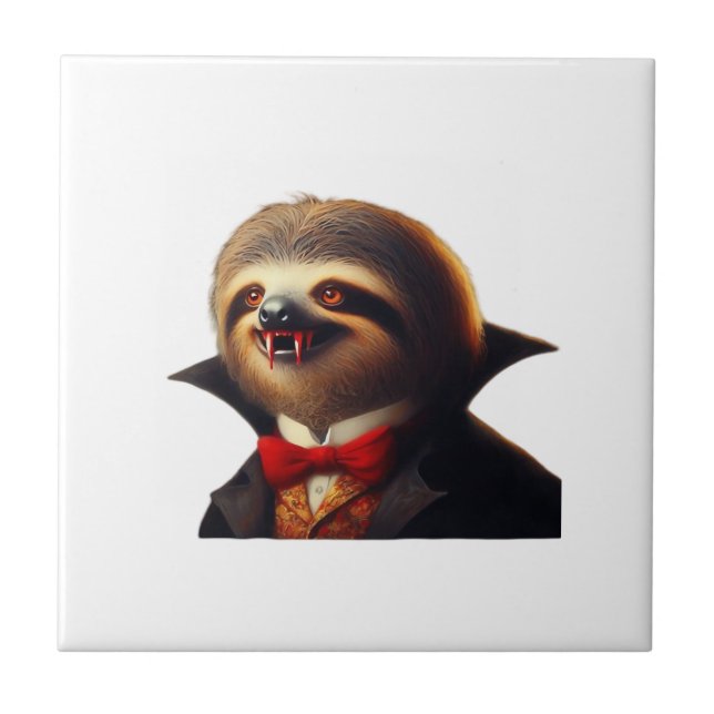 Sloth Vampire Classic T-Shirt Tile (Front)