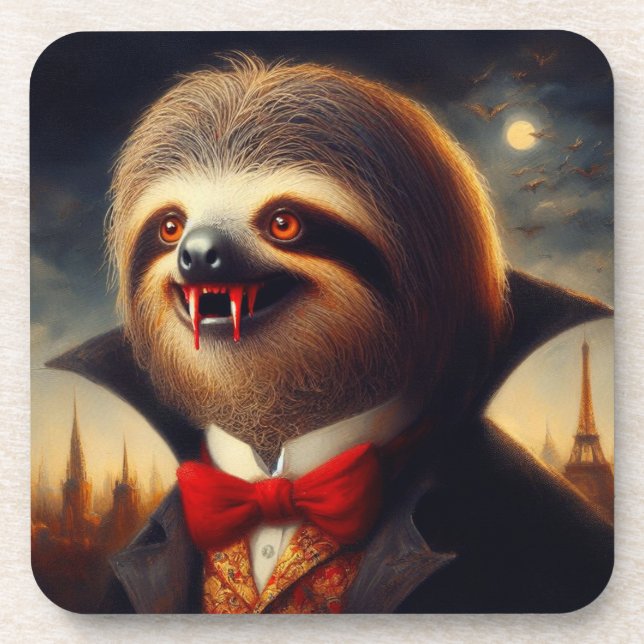 Sloth Vampire Coaster (Front)