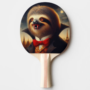 Sloth Vampire Ping Pong Paddle