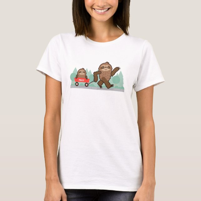 Sloth Walk T-Shirt (Front)