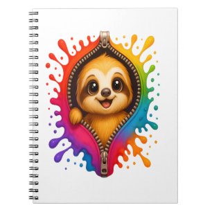 Sloth Watercolor Notebook