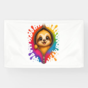 Sloth Wear Sunglasses Hawaiian Vintage Banner